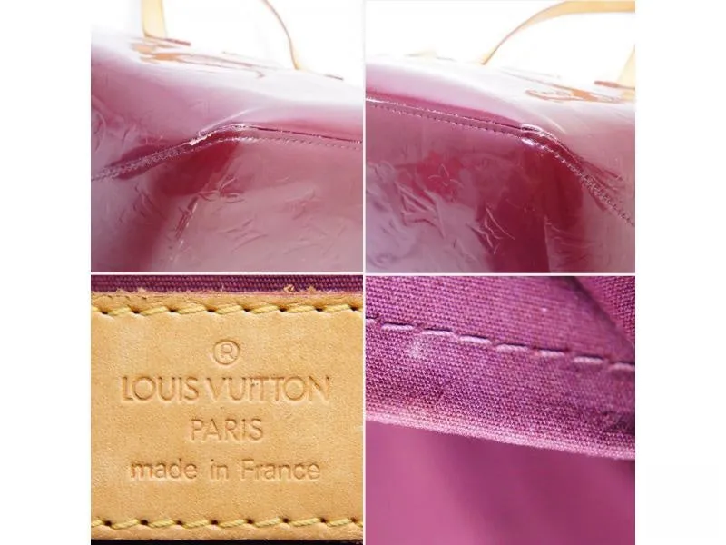 Authentic Pre-owned Louis Vuitton Vernis Violet Purple Bellevue PM Hand Tote Bag M93584 132983