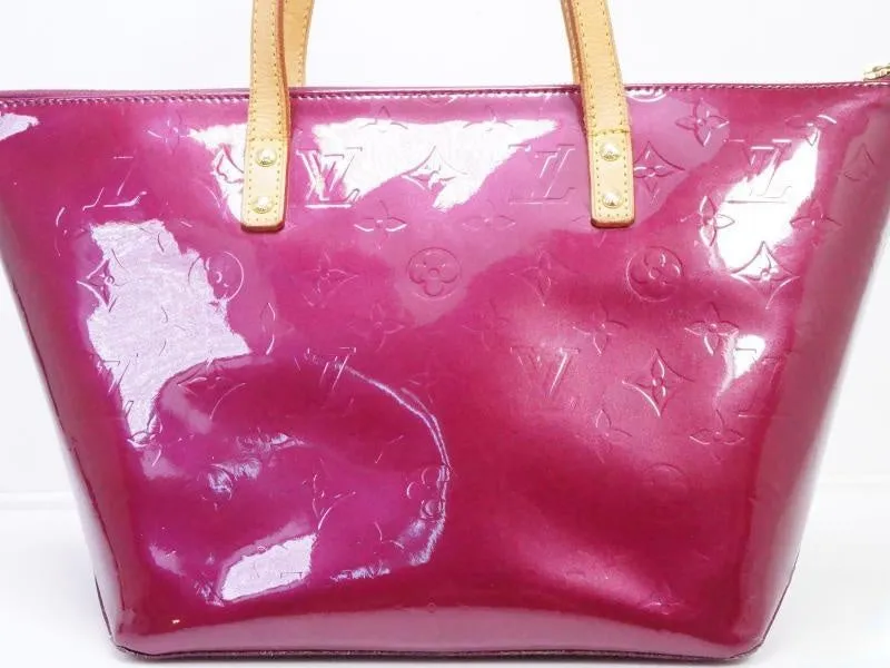 Authentic Pre-owned Louis Vuitton Vernis Violet Purple Bellevue PM Hand Tote Bag M93584 132983