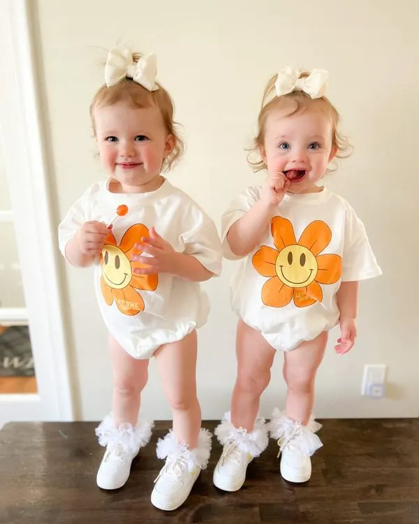 Baby Smile Floral Romper