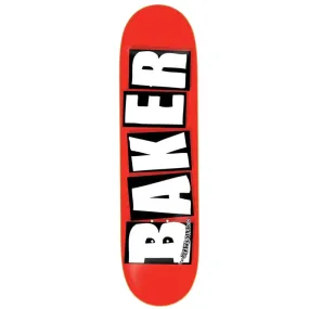 Baker Skateboards Brand Logo Skateboard Deck Red/White - 8.5