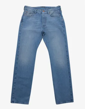 Balenciaga Blue Flatground Slim Jeans