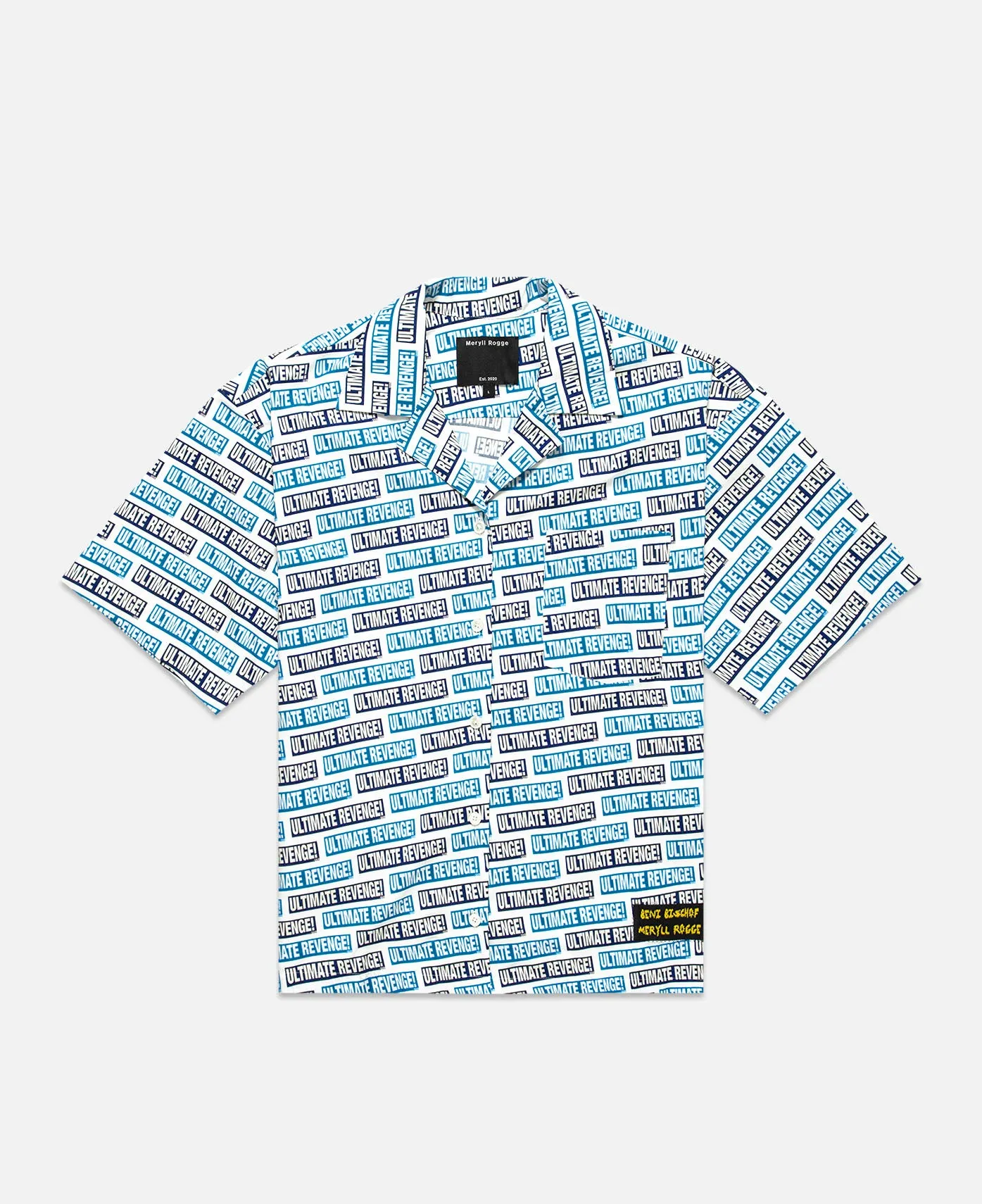 Beni Bishop x Meryll Rogge Mr. Aloha Shirt (Blue)