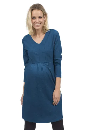 Bente Long Sleeve Bente V-Neck Nursing Dress Riverside