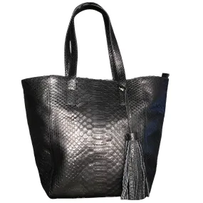 Black Shopper Tote Bag