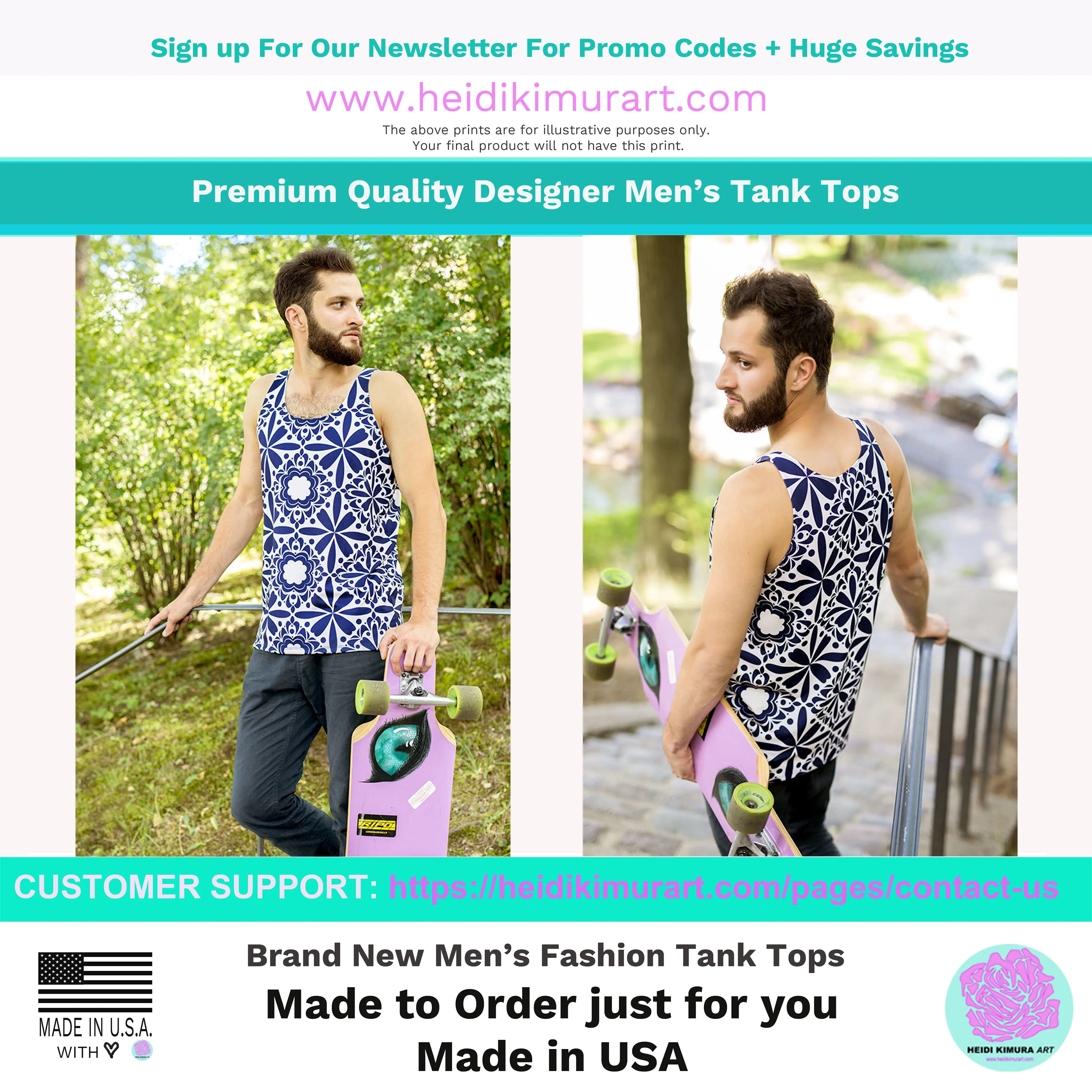 Black Striped Unisex Tank Top, Premium Quality Men's Unisex Tank Top-Made in USA/EU/MX (US Size: XS-2XL)