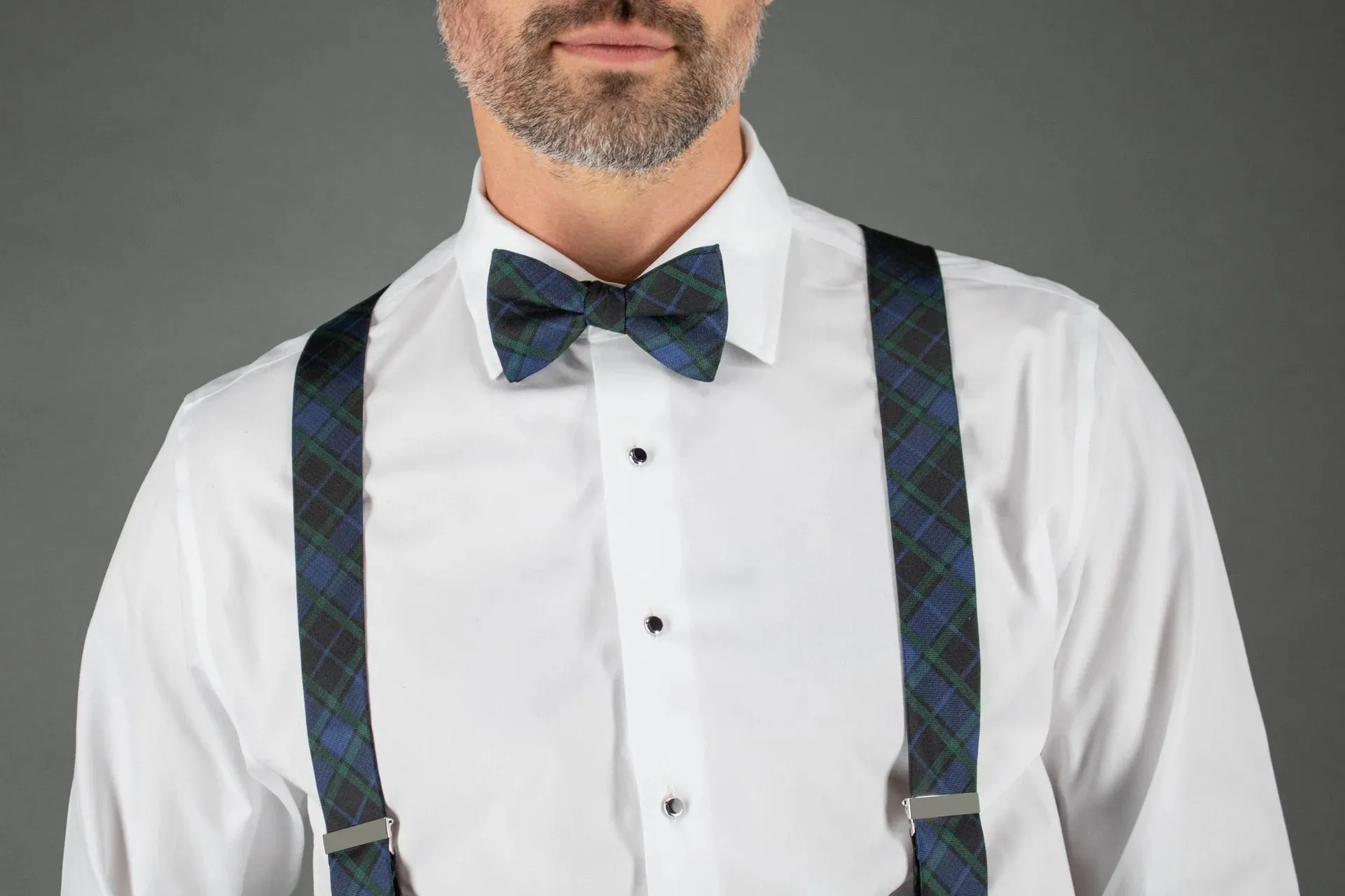 Blackwatch Plaid Bow Tie