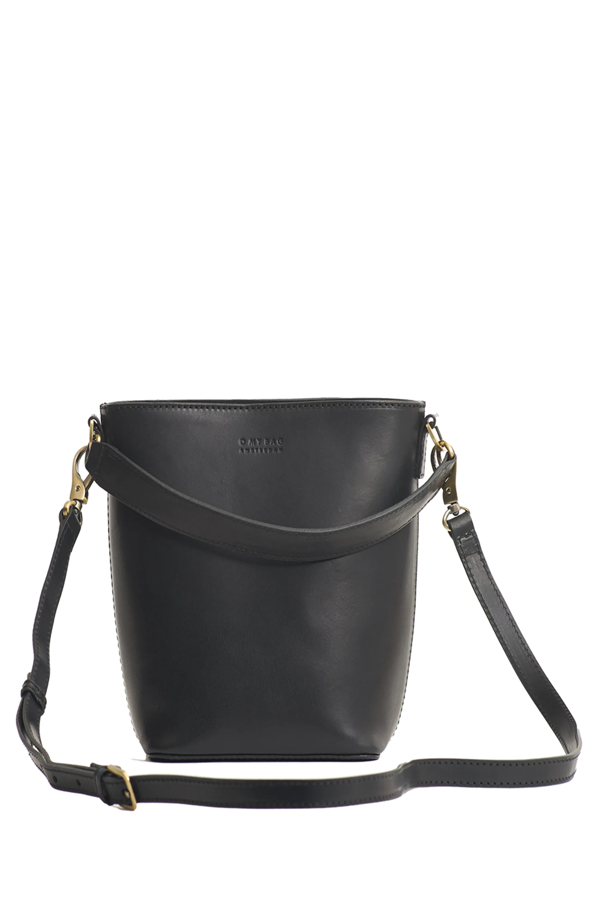 bobbi bucket bag black classic leather