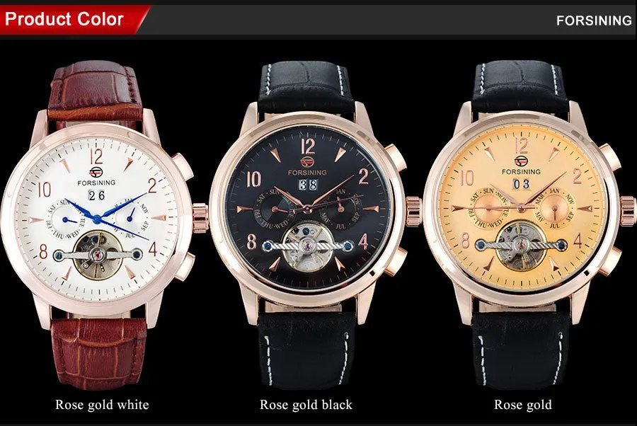 brand men fashion mechanical Tourbillon watches luxury