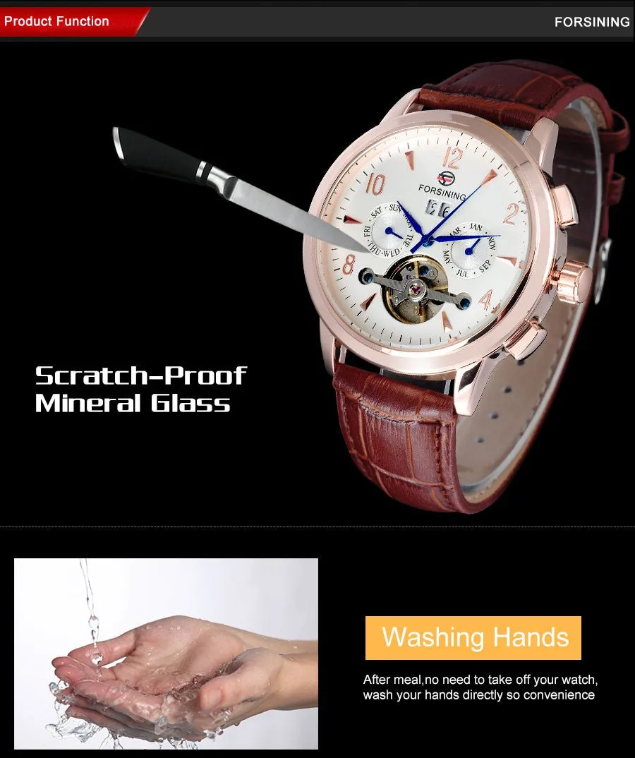 brand men fashion mechanical Tourbillon watches luxury