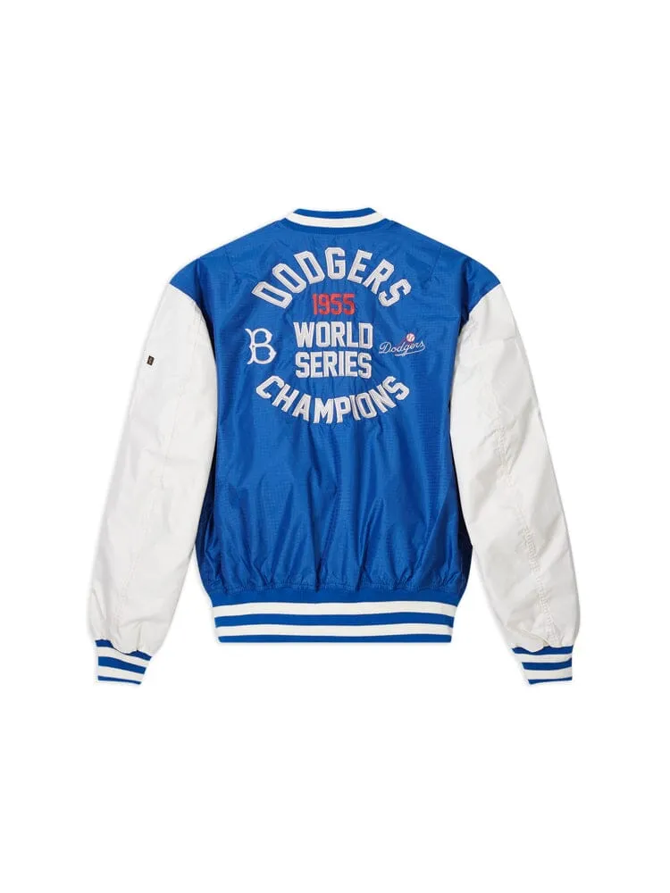 BROOKLYN DODGERS X ALPHA X NEW ERA L-2B BOMBER JACKET