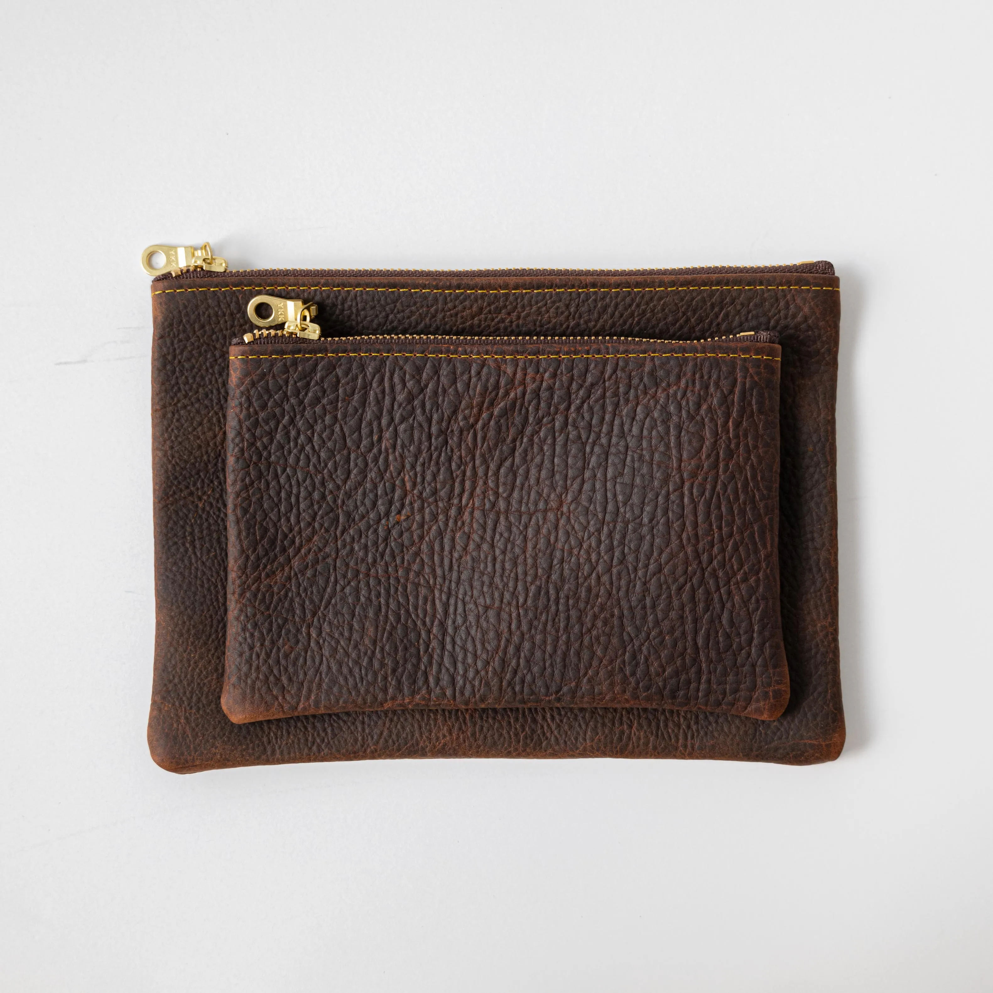 Brown Kodiak Small Zip Pouch