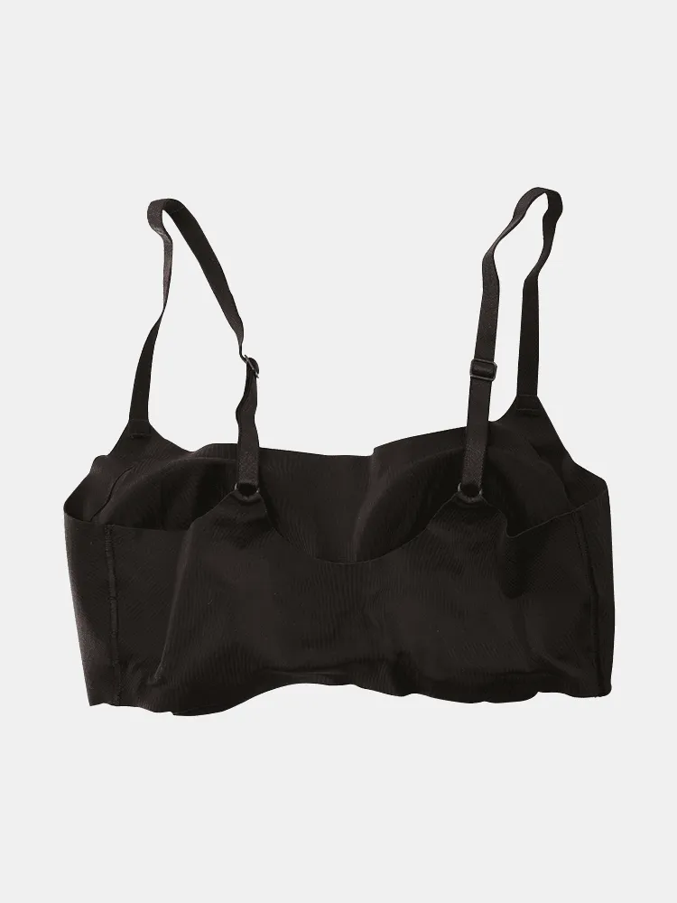 Calvin Klein Invisibles LL Retro Bralette - Black