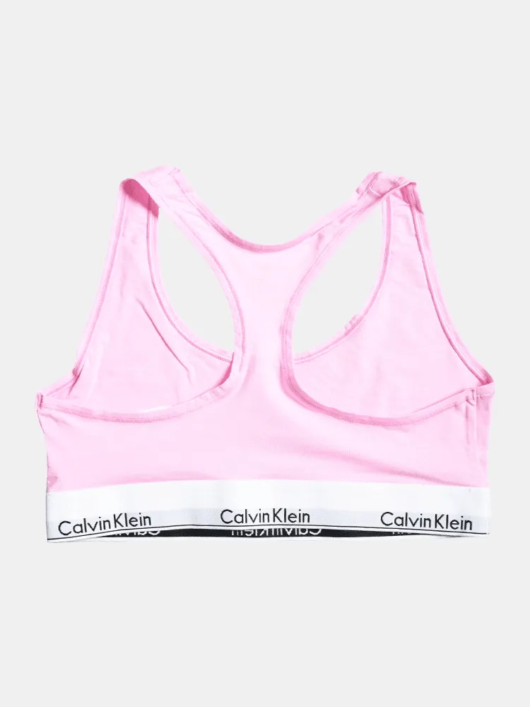 Calvin Klein Modern Cotton Unlined Bralette - Pale Orchid