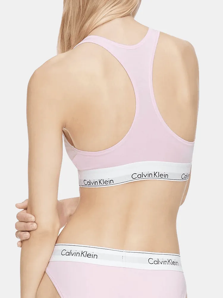 Calvin Klein Modern Cotton Unlined Bralette - Pale Orchid