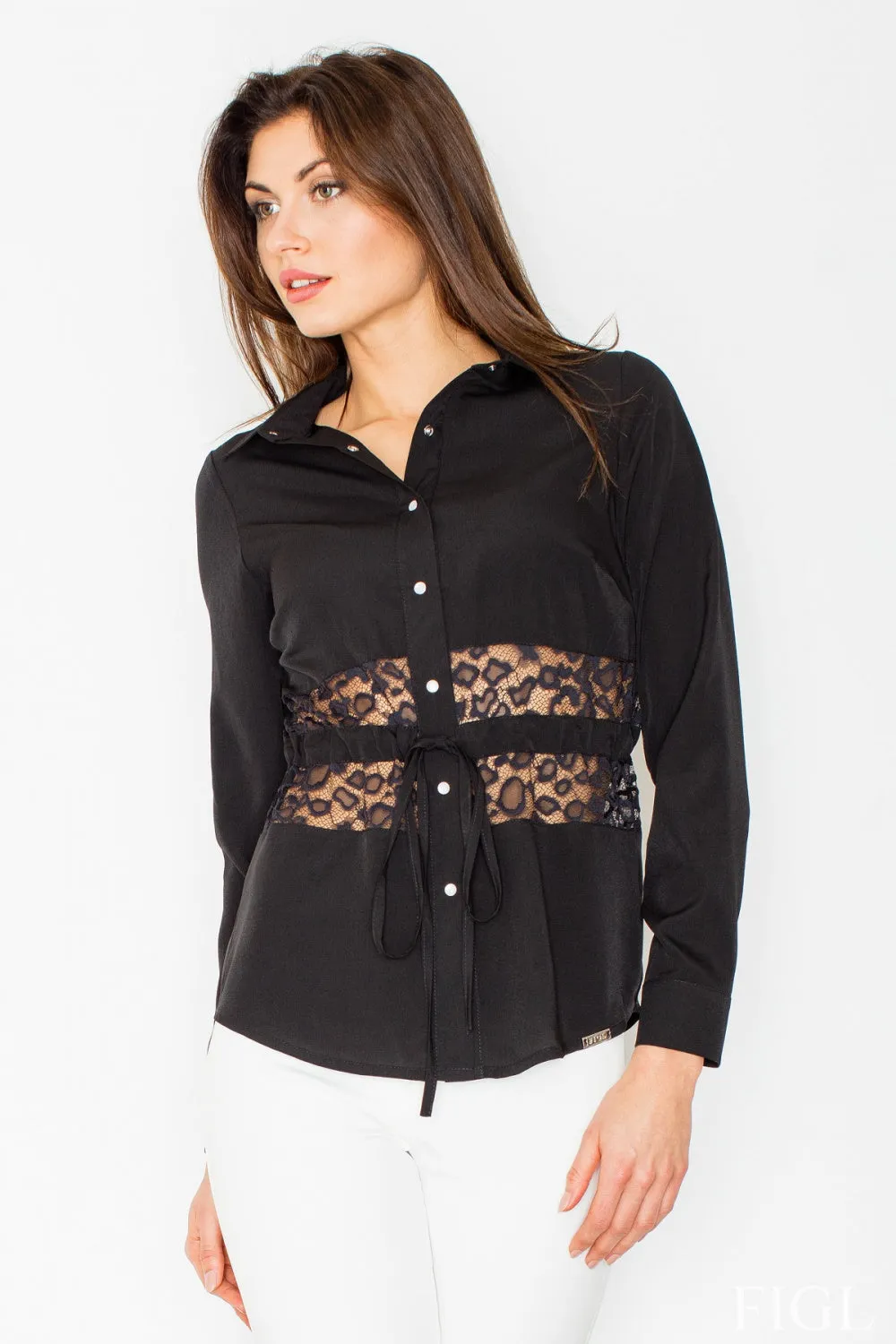 Camicia a manica lunga  model 60186 Figl