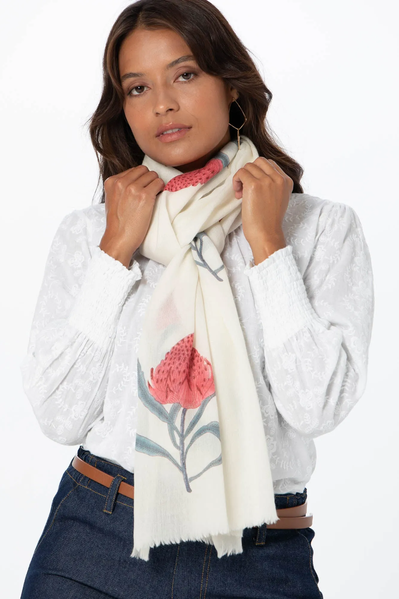 Cashmere Scarf Waratah