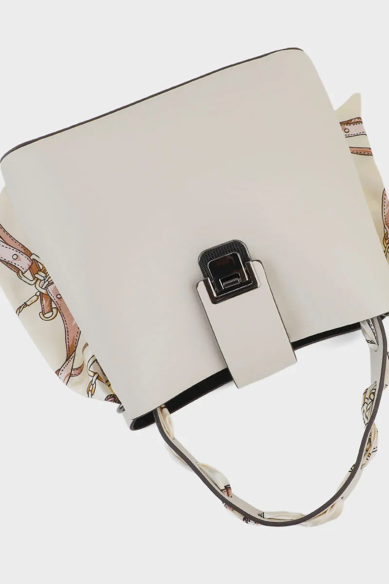 Casual Bucket Hand Bags BH0006-Off White