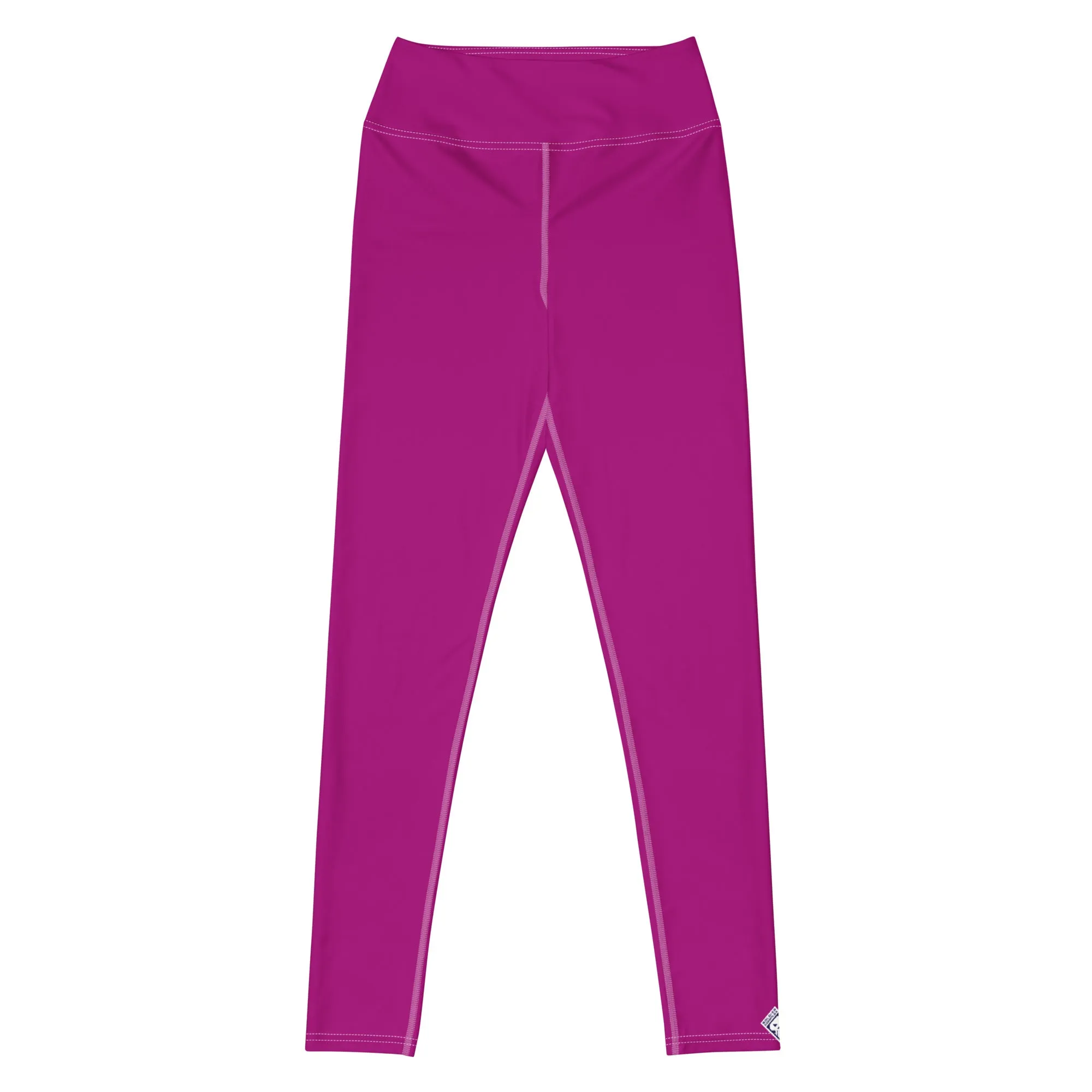 City Vibes: Solid Color Yoga Pants Leggings for Women - Fresh Eggplant