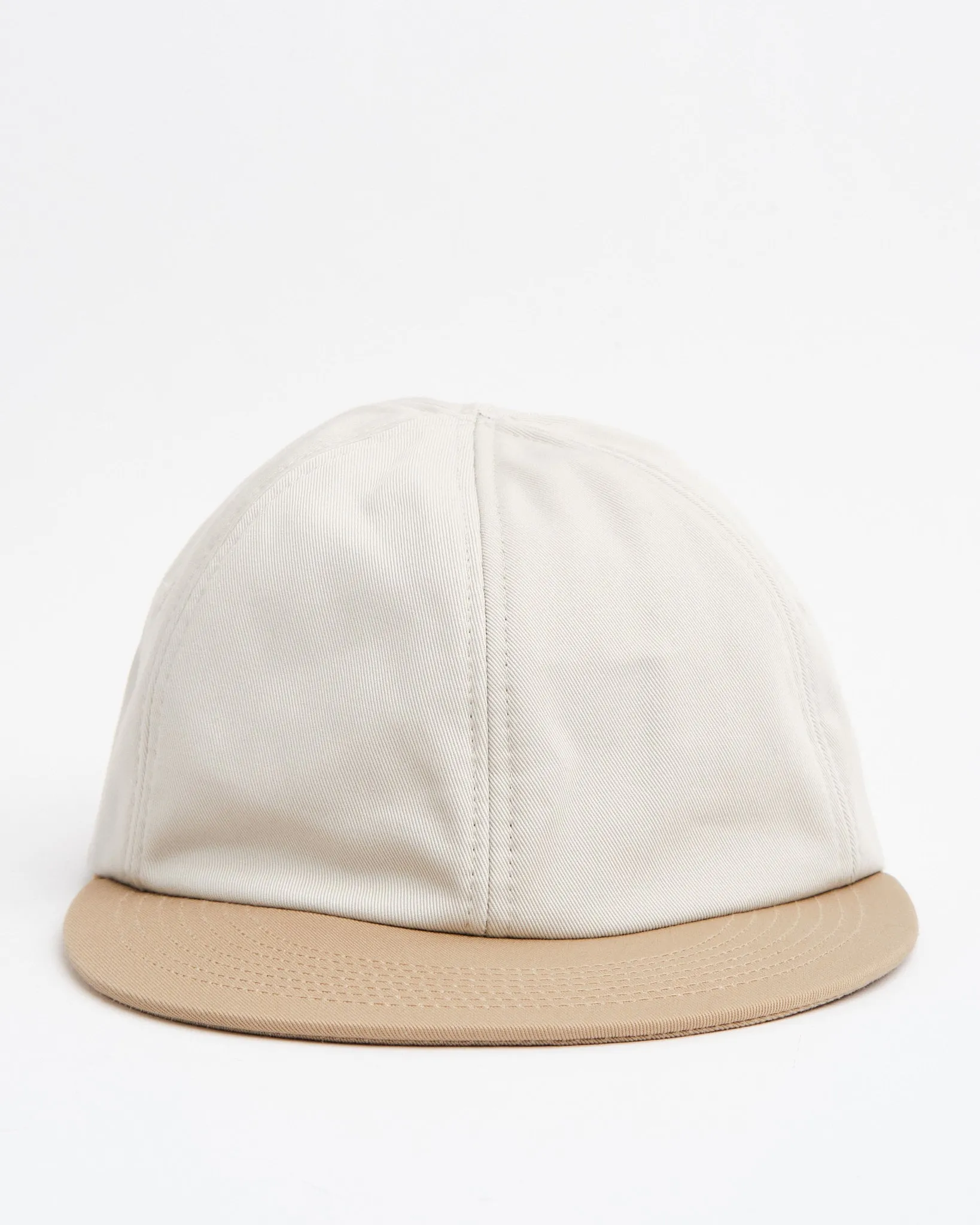 Classic 6 Panel Cap Ecru/Light Brown