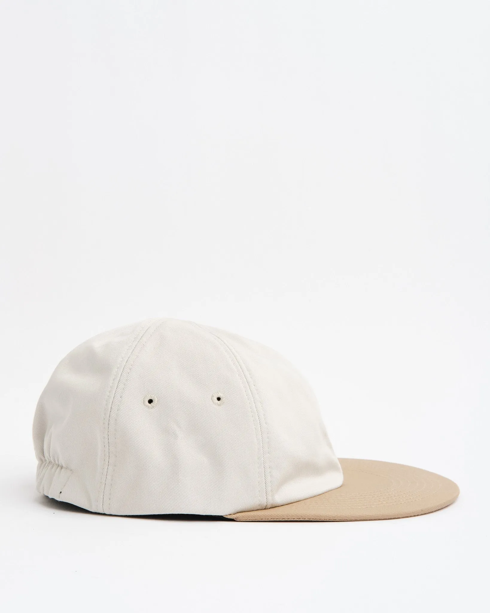 Classic 6 Panel Cap Ecru/Light Brown