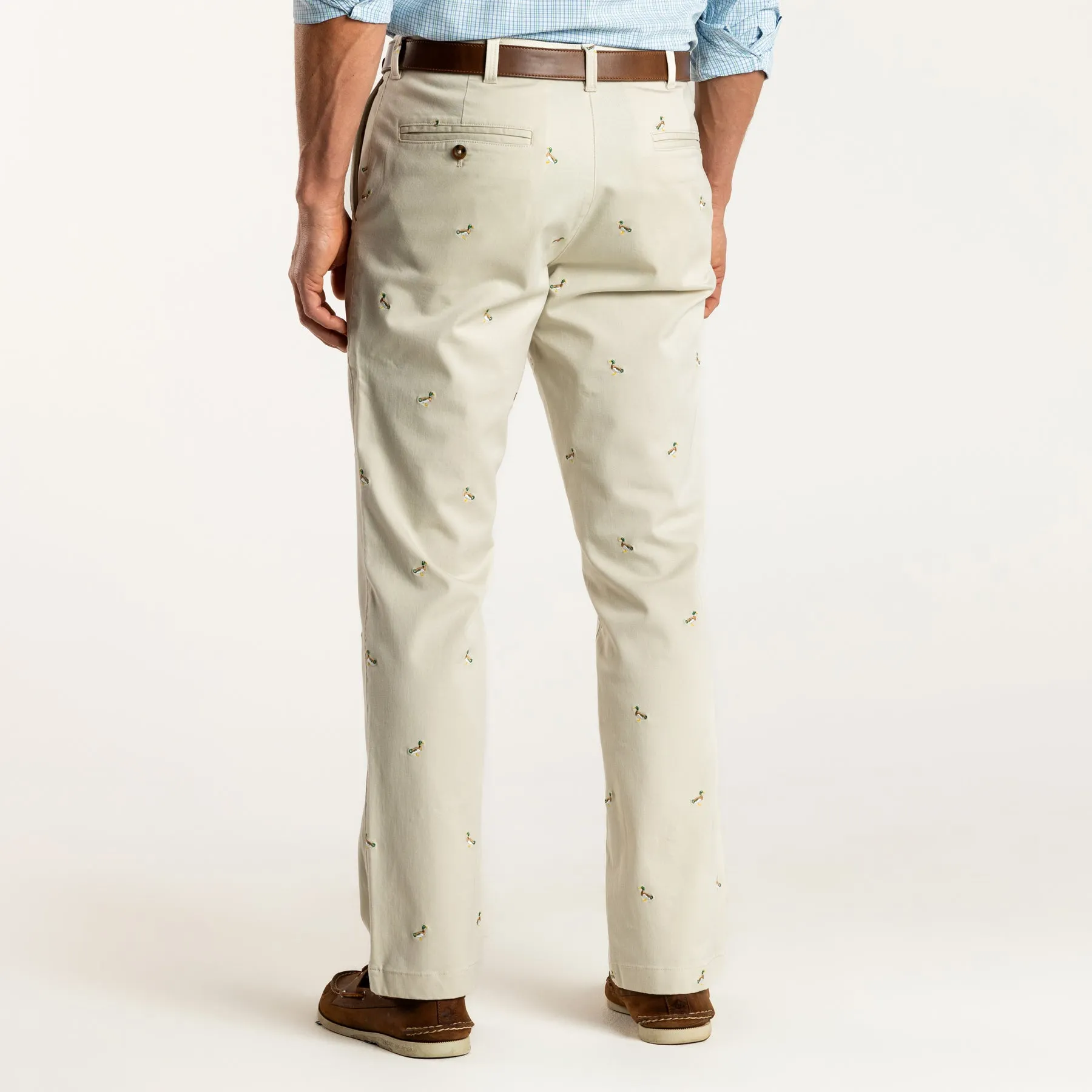 Classic Fit Gold School Chino - Emb Stone