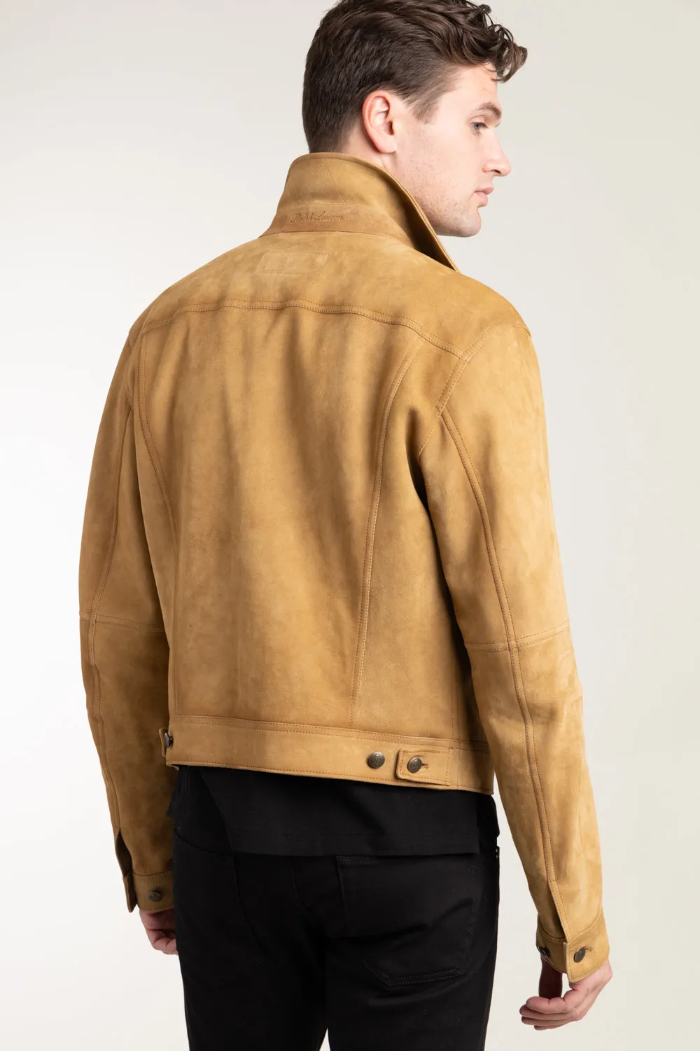 Clifton Suede Trucker Jacket