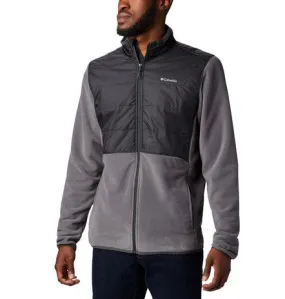 Columbia Mens Basin Butte Full Zip Microfleece With Omni-Heat Reflective Technology -GREY