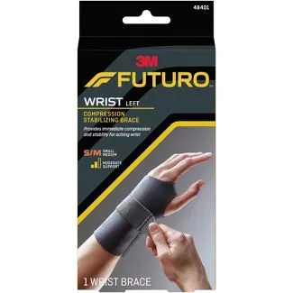 Compression stabilizing wrist brace - LEFT HAND