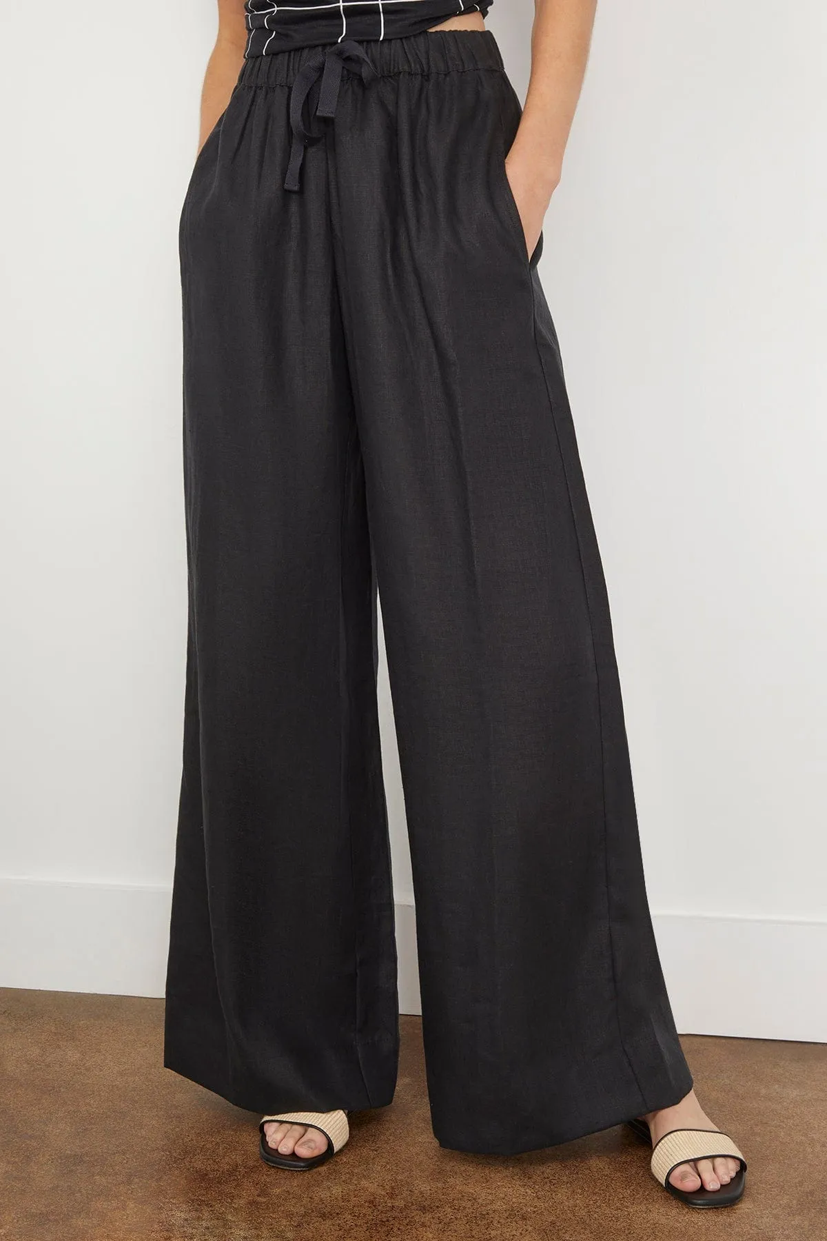 Conigli Pant in Black