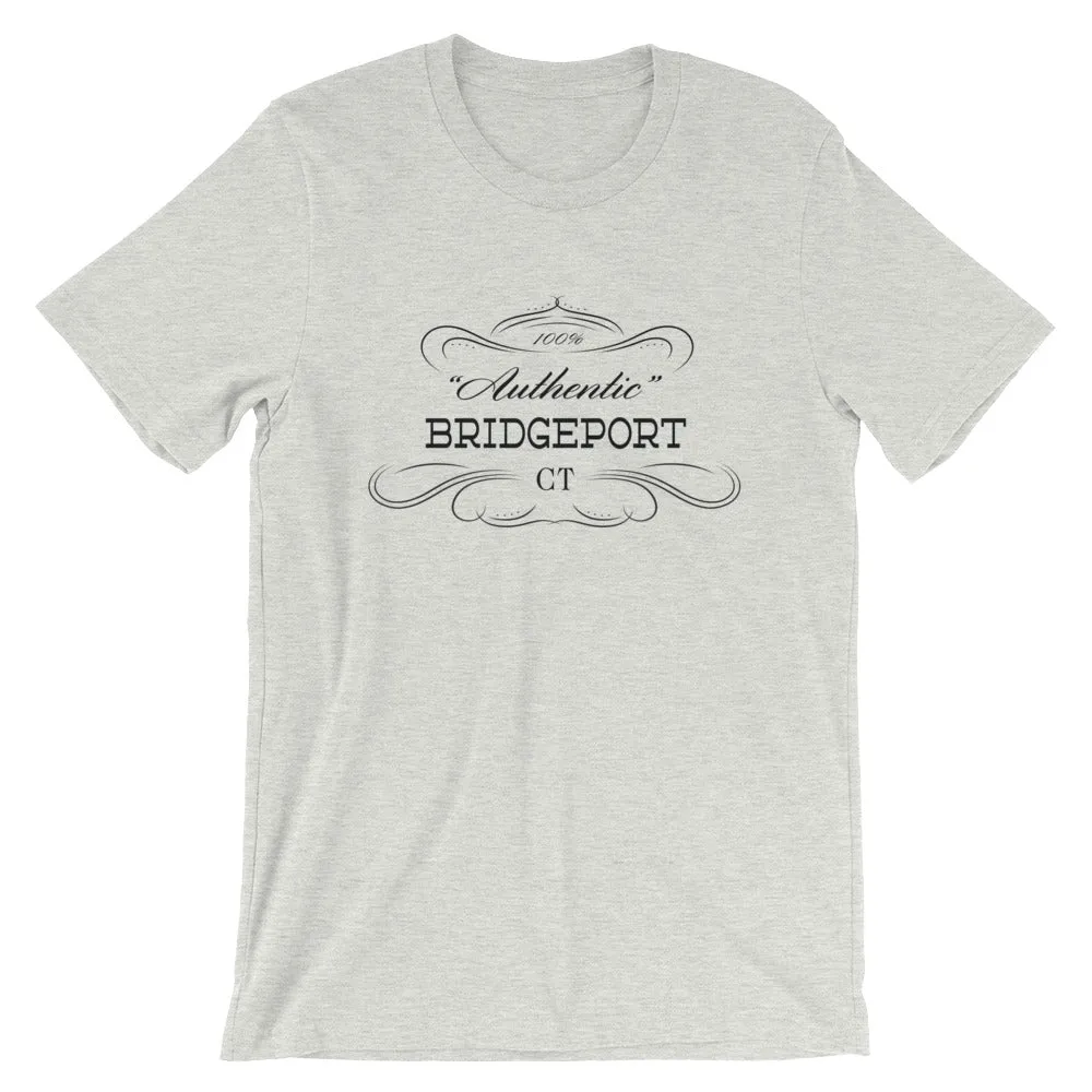 Connecticut - Bridgeport CT - Short-Sleeve Unisex T-Shirt - "Authentic"