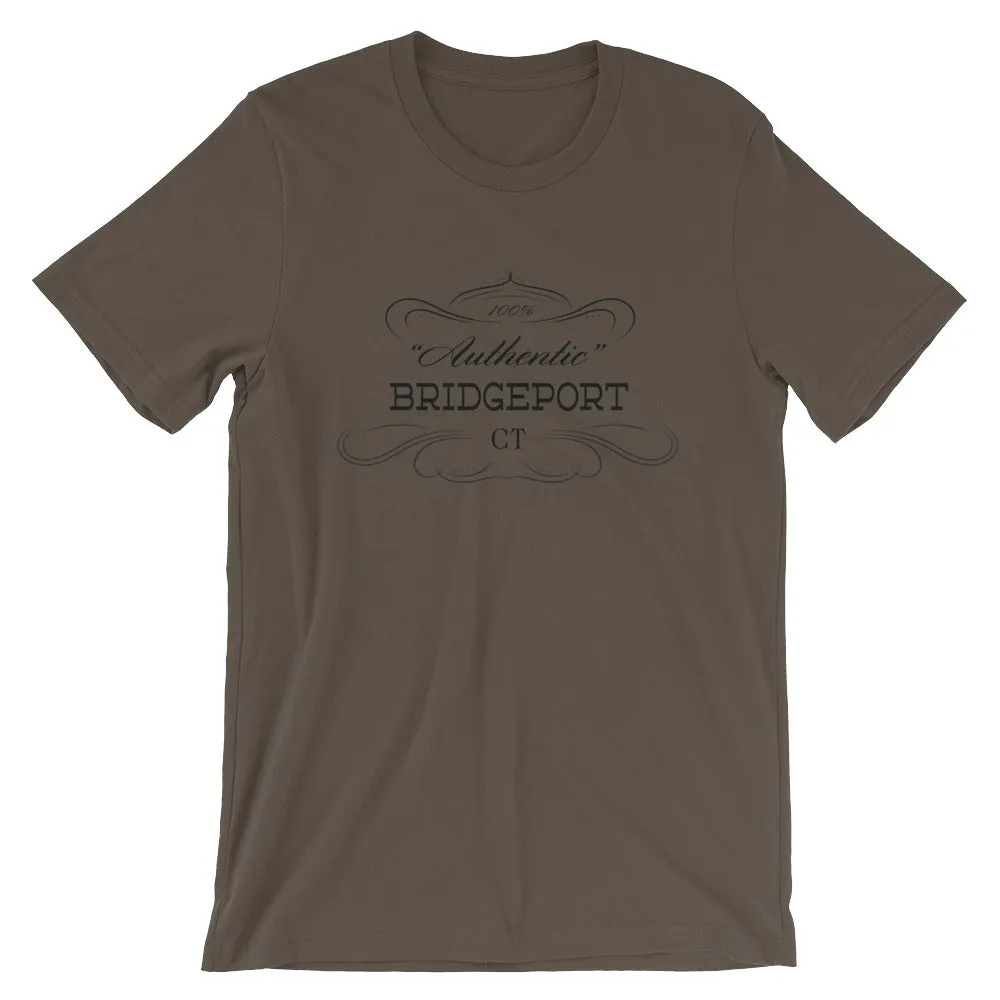 Connecticut - Bridgeport CT - Short-Sleeve Unisex T-Shirt - "Authentic"