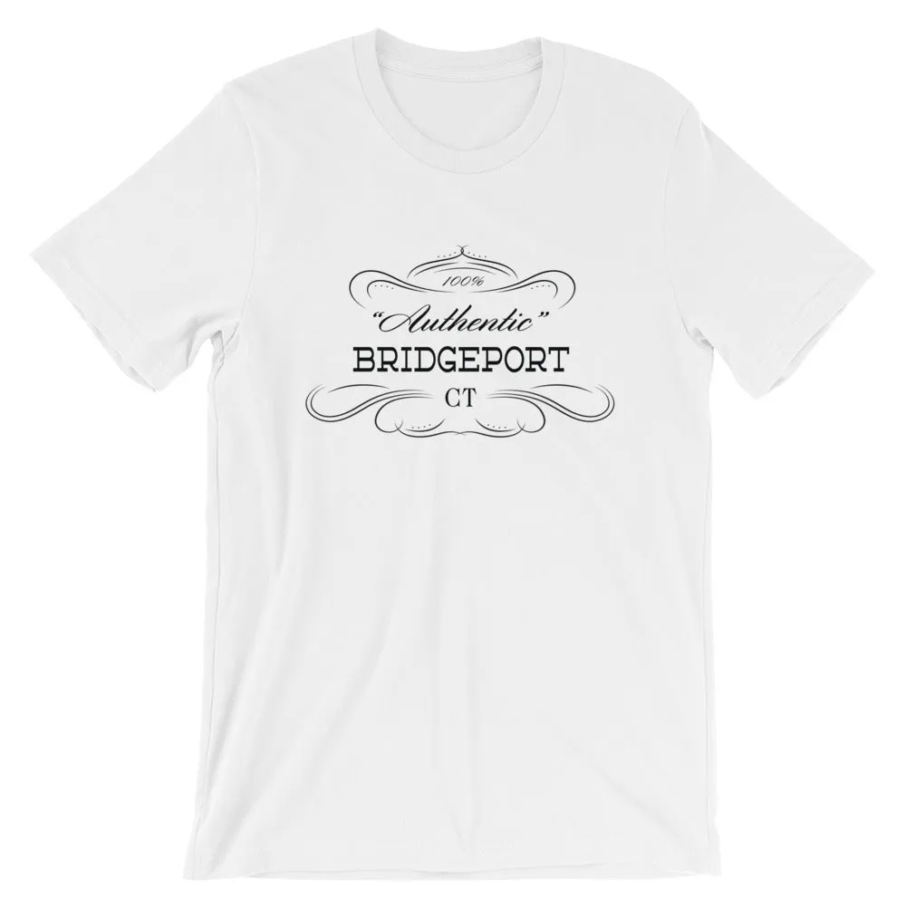 Connecticut - Bridgeport CT - Short-Sleeve Unisex T-Shirt - "Authentic"