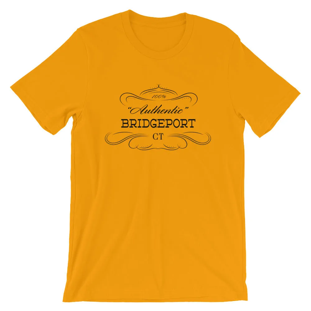 Connecticut - Bridgeport CT - Short-Sleeve Unisex T-Shirt - "Authentic"