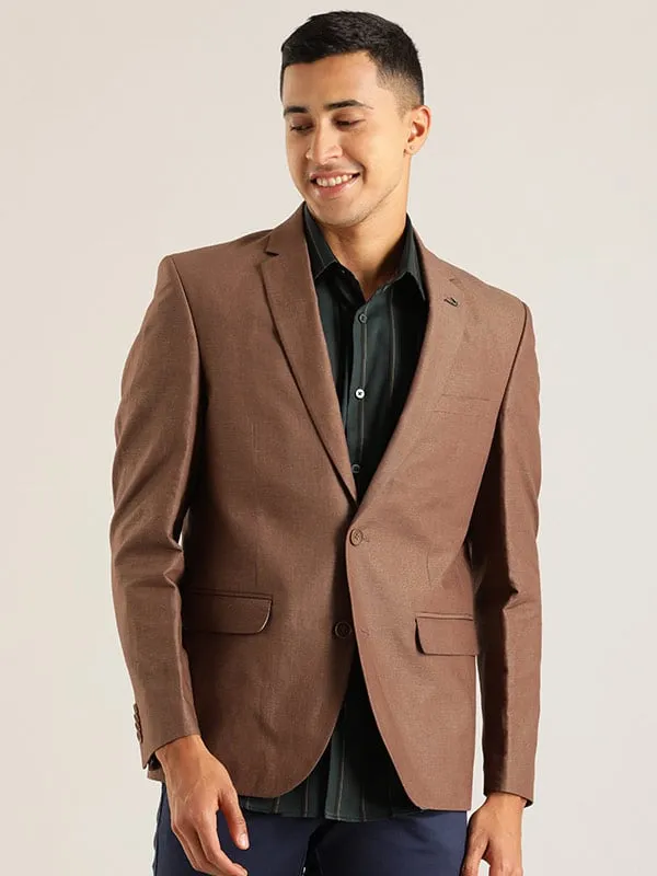 Constructed Solid Casual Blazer