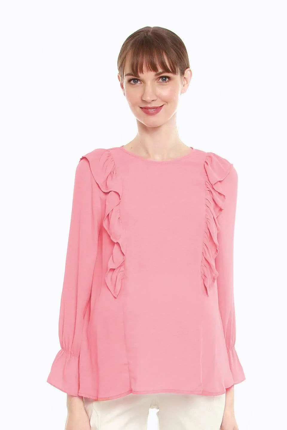 Cornelia Nursing Top Salmon