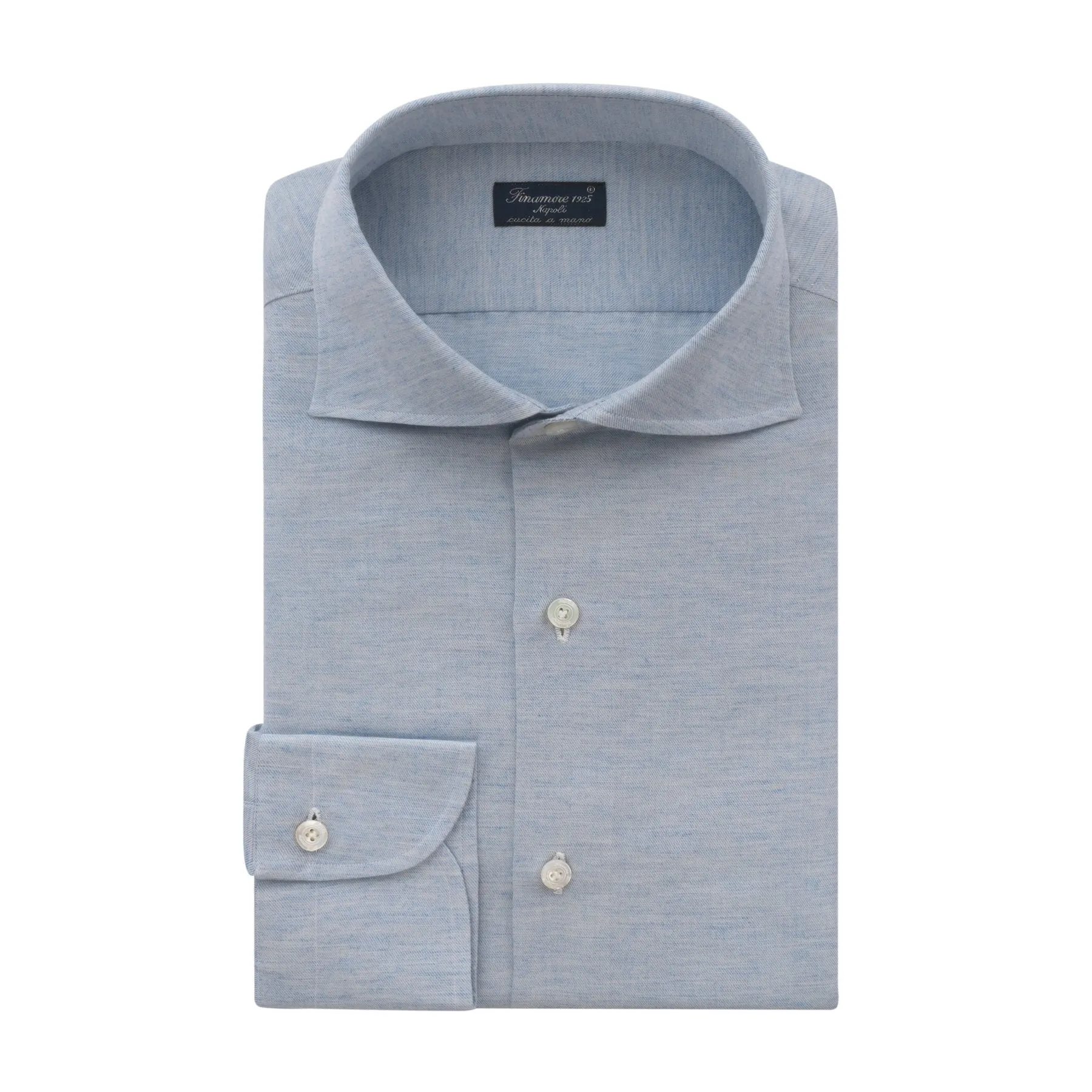 Cotton Shirt in Light Blue