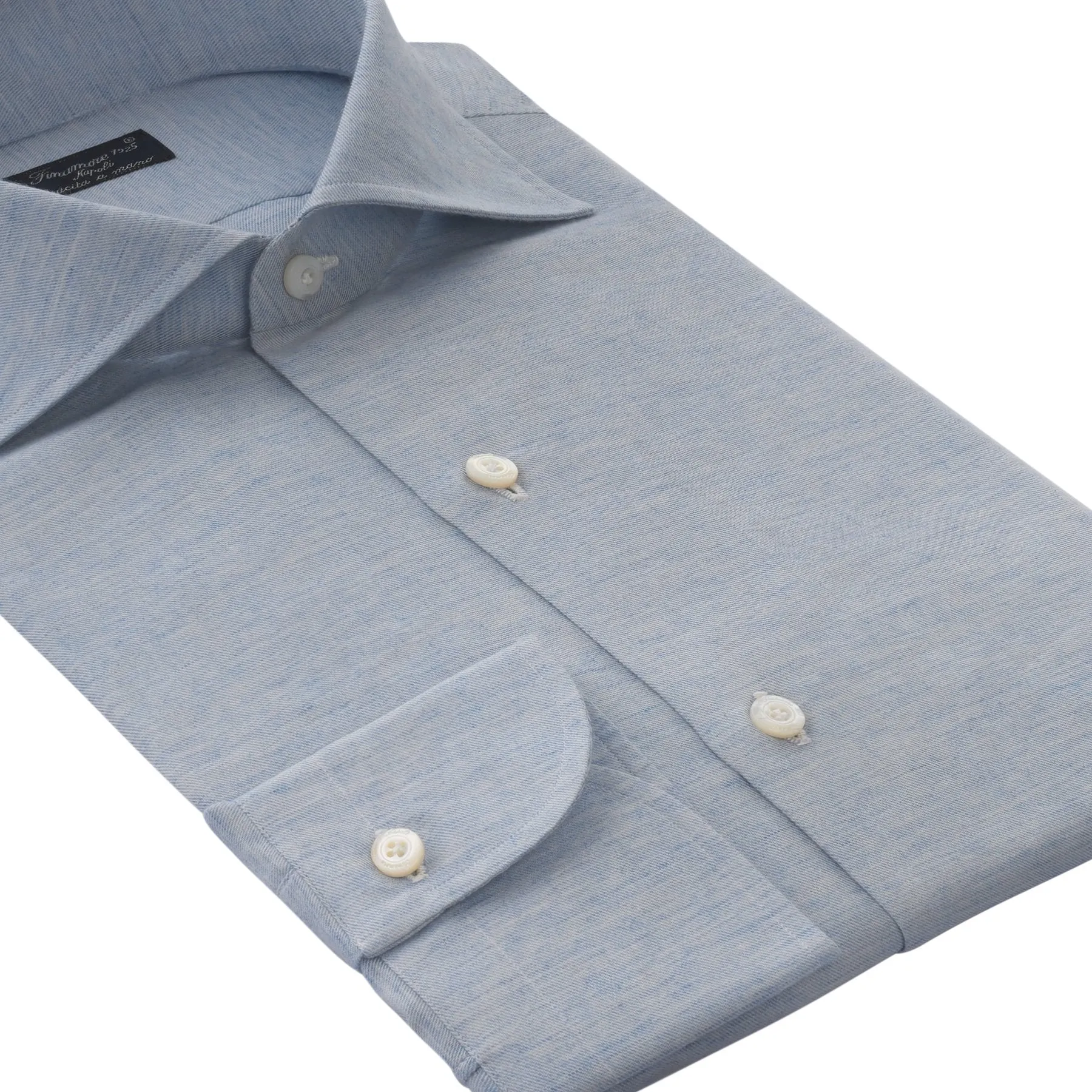 Cotton Shirt in Light Blue