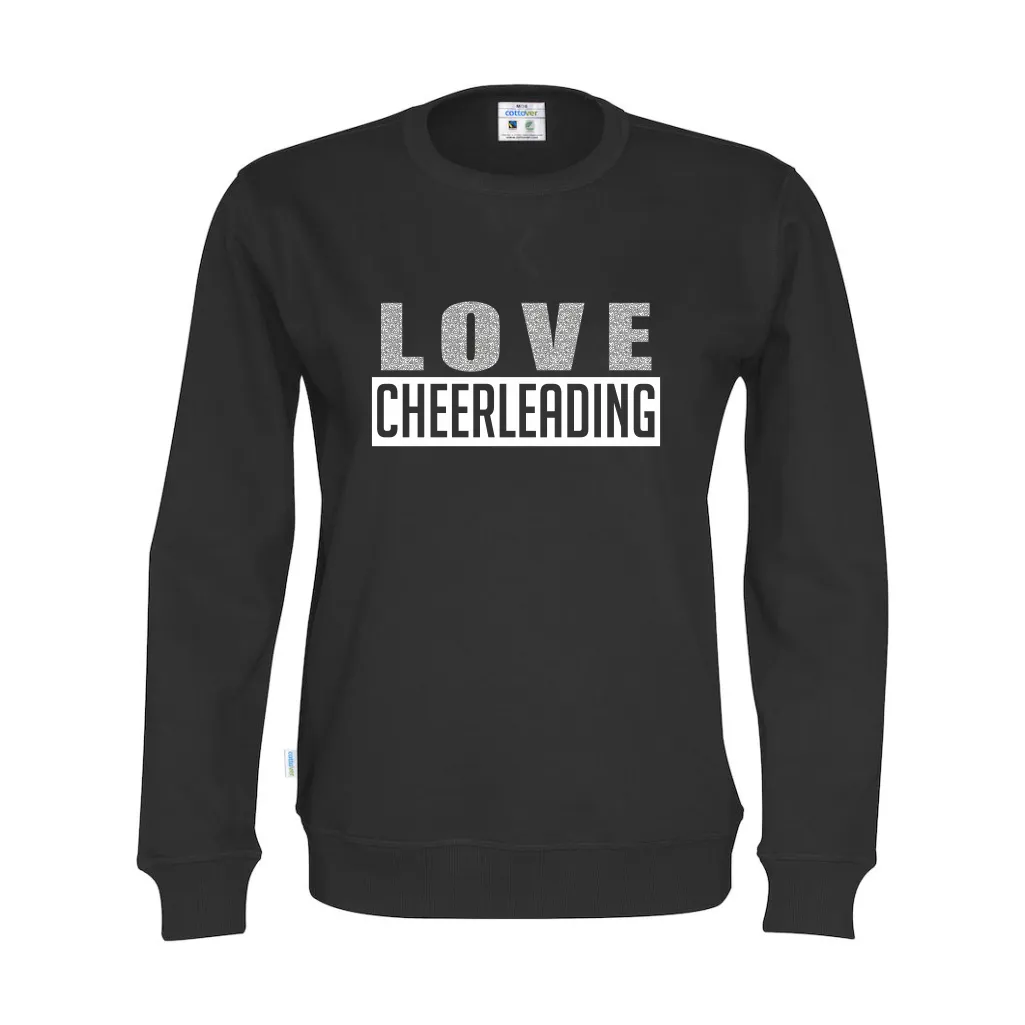 Cottover LOVE CHEERLEADING sweatshirt (organic)