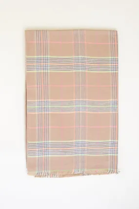 Cozy Scarf, Coffee Tartan