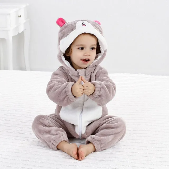 Cuddly Baby Animal Romper