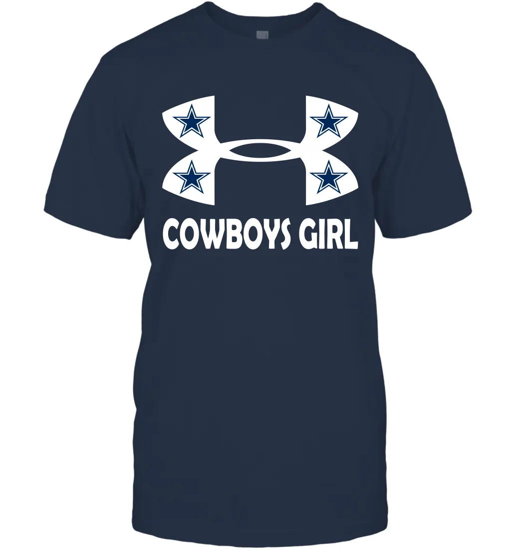 Dallas Cowboys Girl Under Armour Football T-Shirt