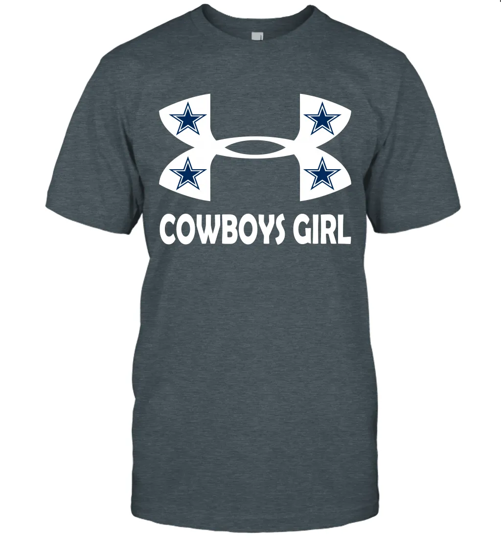 Dallas Cowboys Girl Under Armour Football T-Shirt