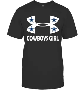 Dallas Cowboys Girl Under Armour Football T-Shirt