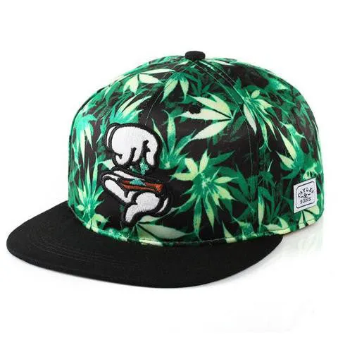 Dank Master Green Weed Snapback