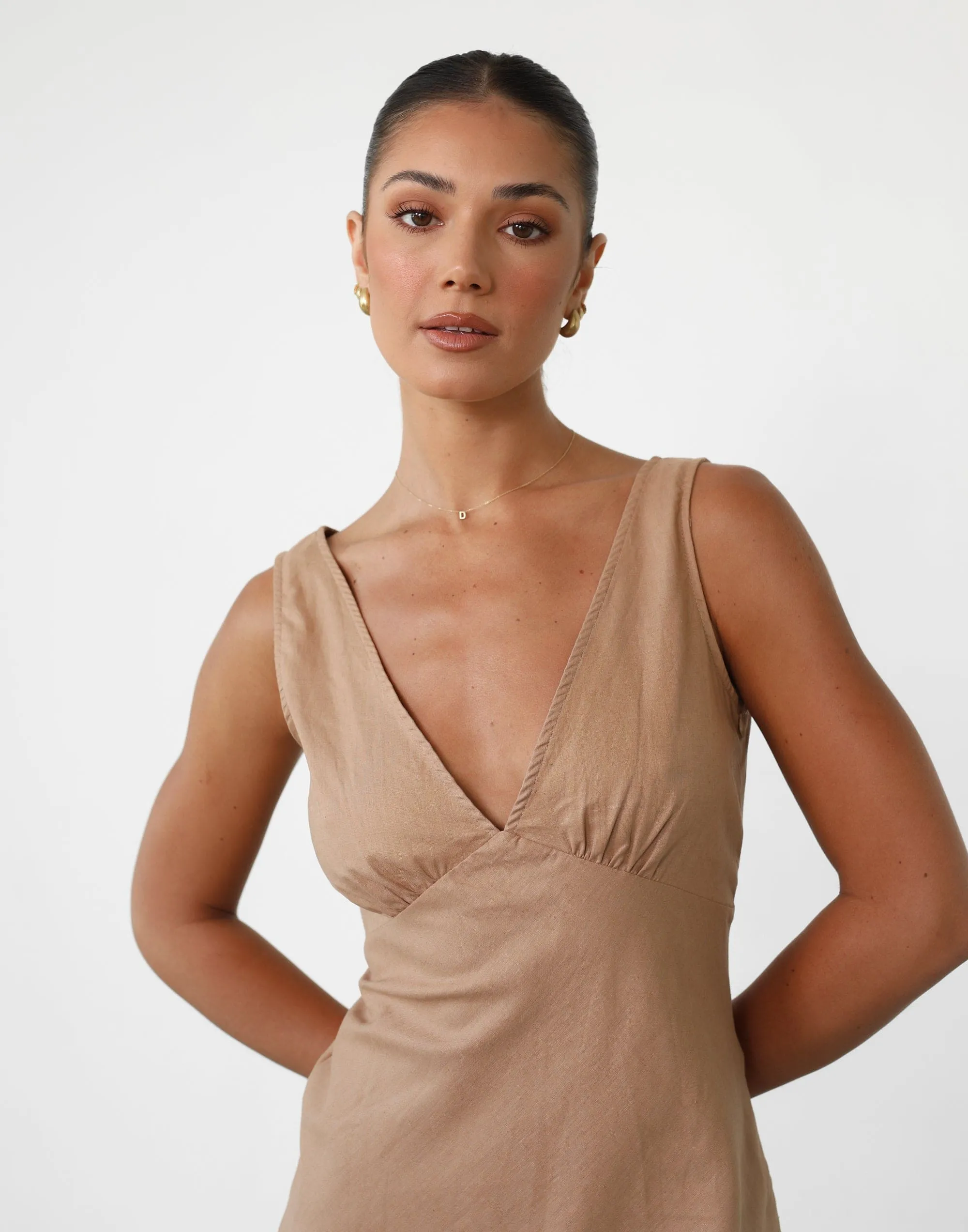 Daydream Mini Dress (Camel)