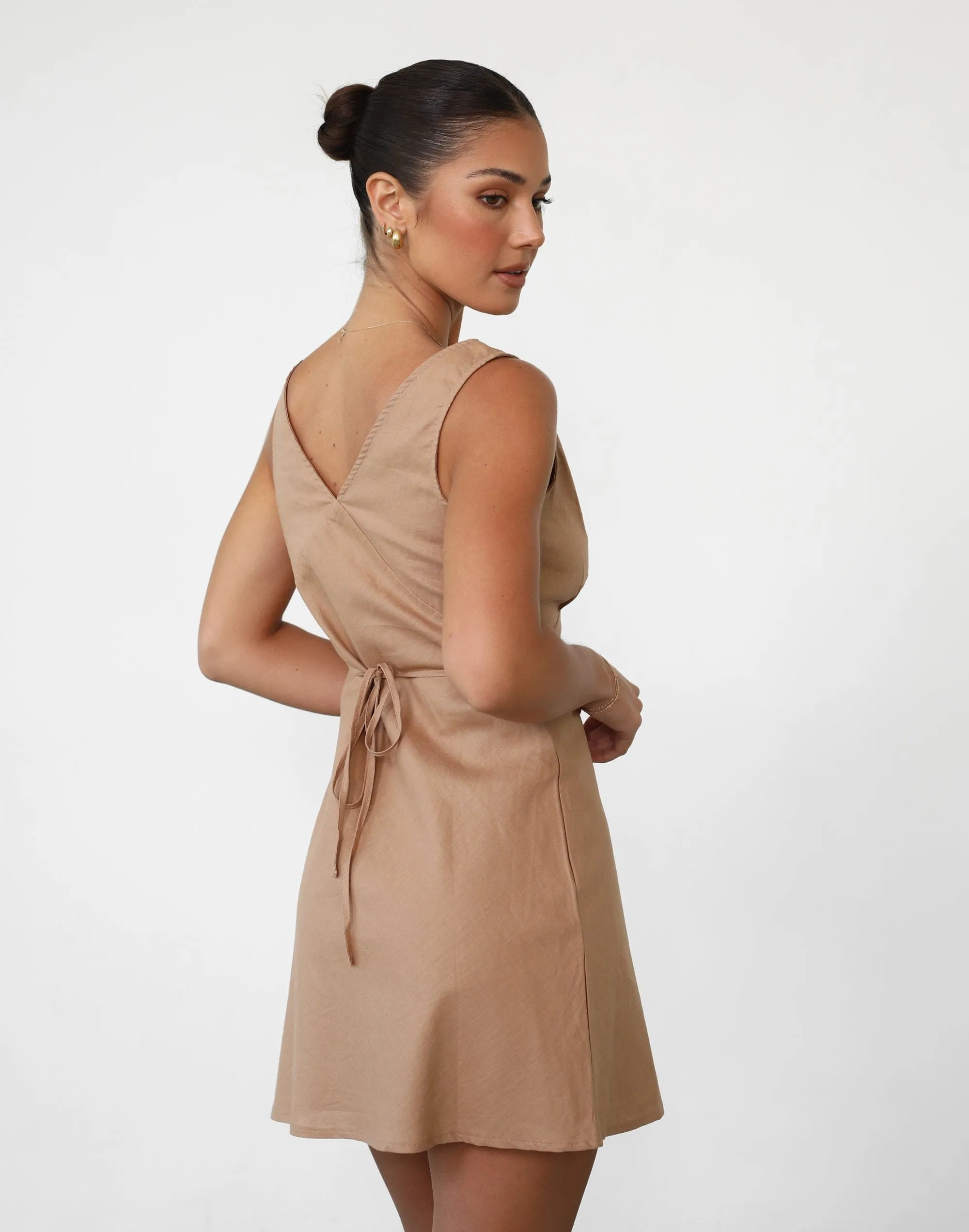 Daydream Mini Dress (Camel)