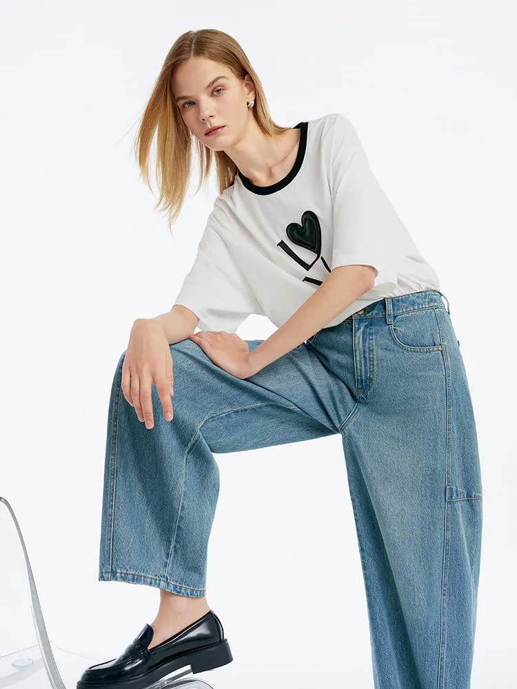 Denim Baggy Barrel Women Jeans