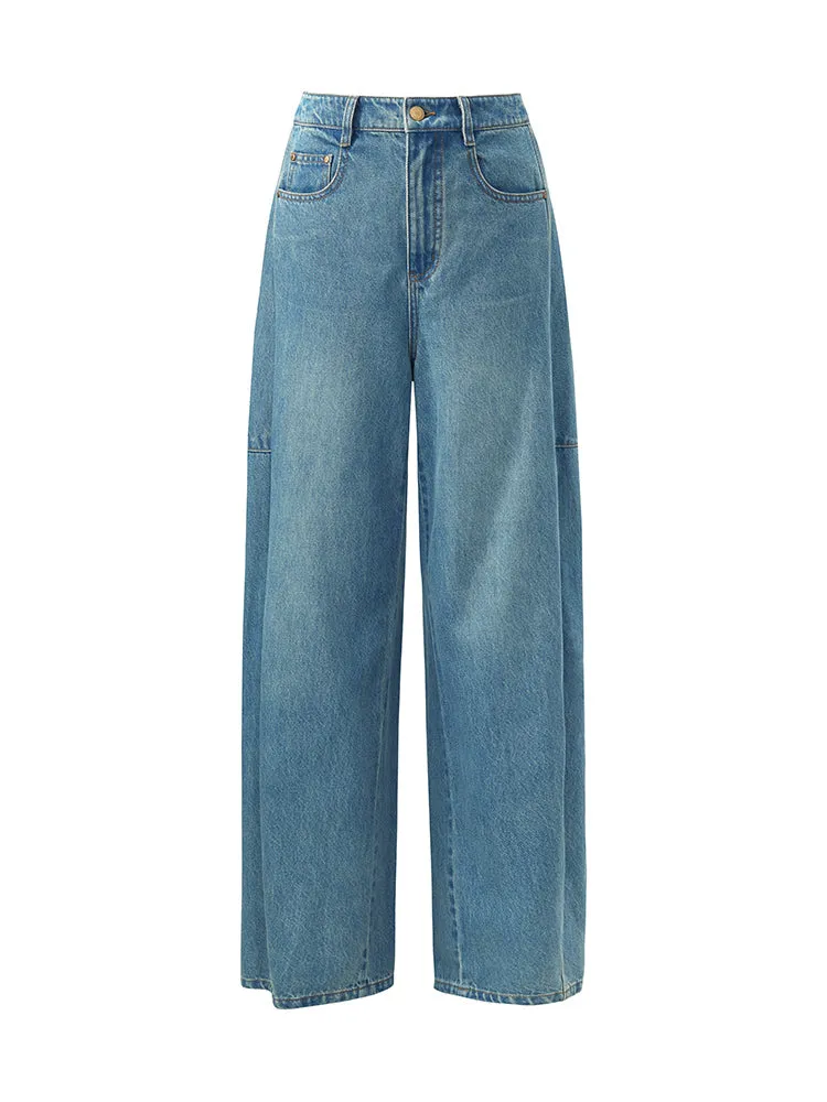 Denim Baggy Barrel Women Jeans