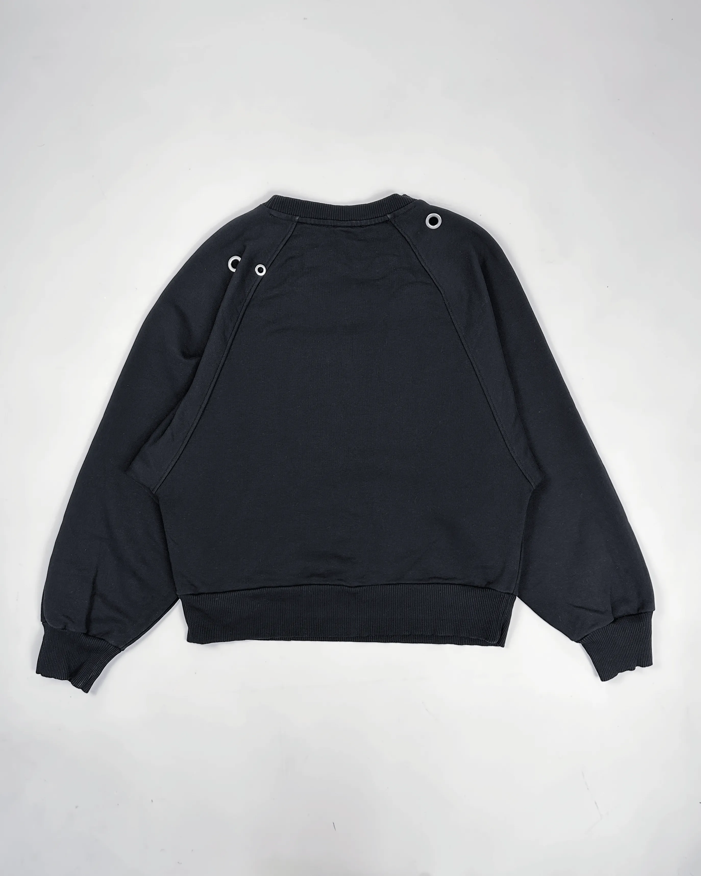 Diesel Chained Black Boxy Sweatshirt 2010's