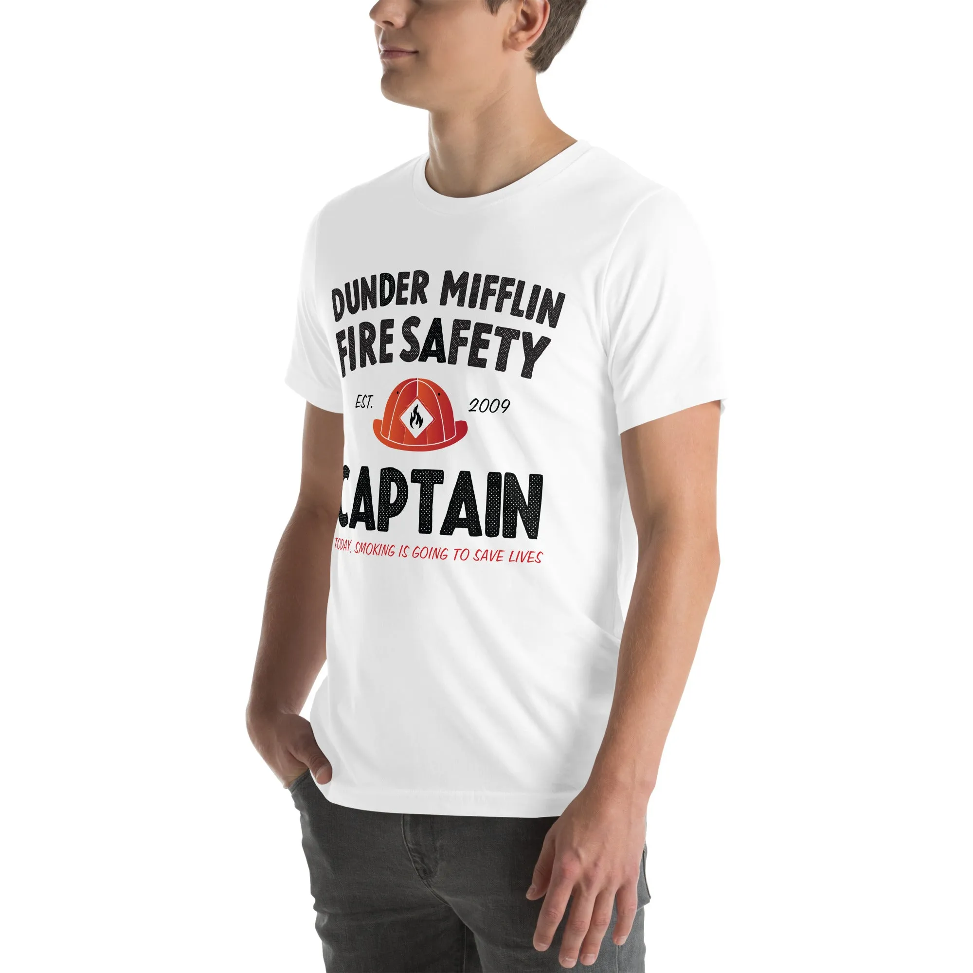 Dunder Mifflin Fire Safety Captain - Unisex T-Shirt